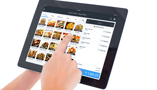 Tính năng order điện tử qua máy tính bảng, điện thoại di động